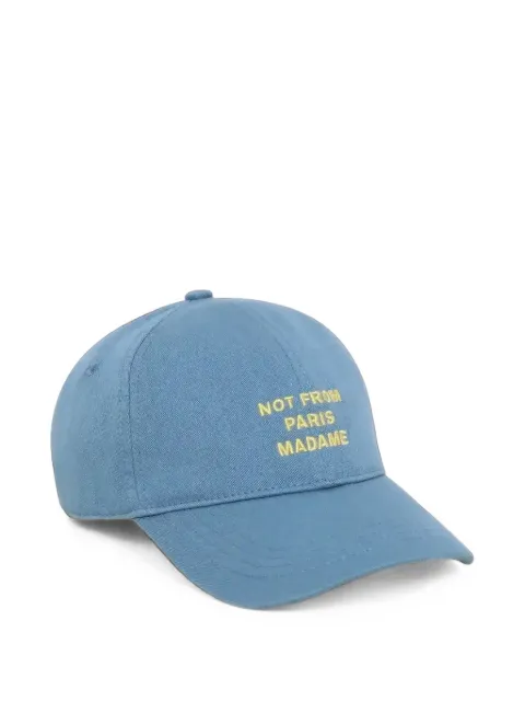 Drôle De Monsieur slogan-print hat