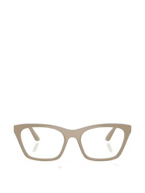 Emporio Armani clip-on cat-eye frame sunglasses