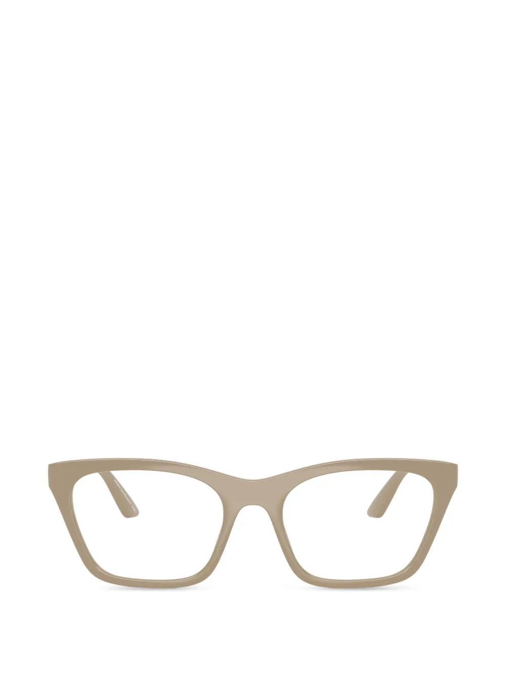 Emporio Armani clip-on cat-eye frame sunglasses - Toni neutri