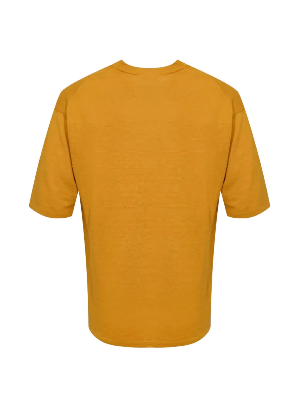 Roberto Collina Linnen T-shirt Oranje