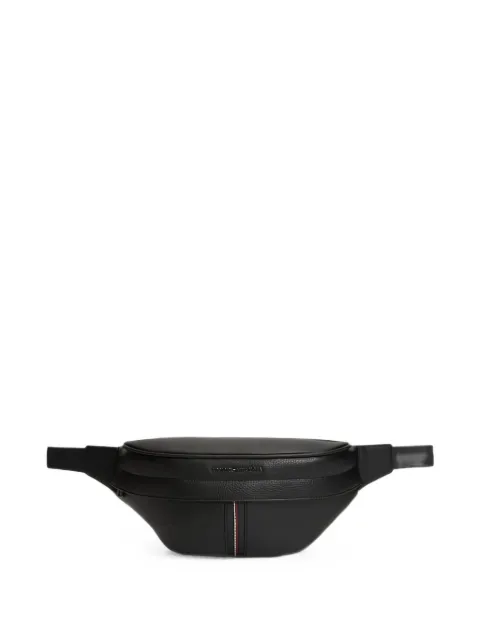 Tommy Hilfiger logo-lettering pebbled belt bag