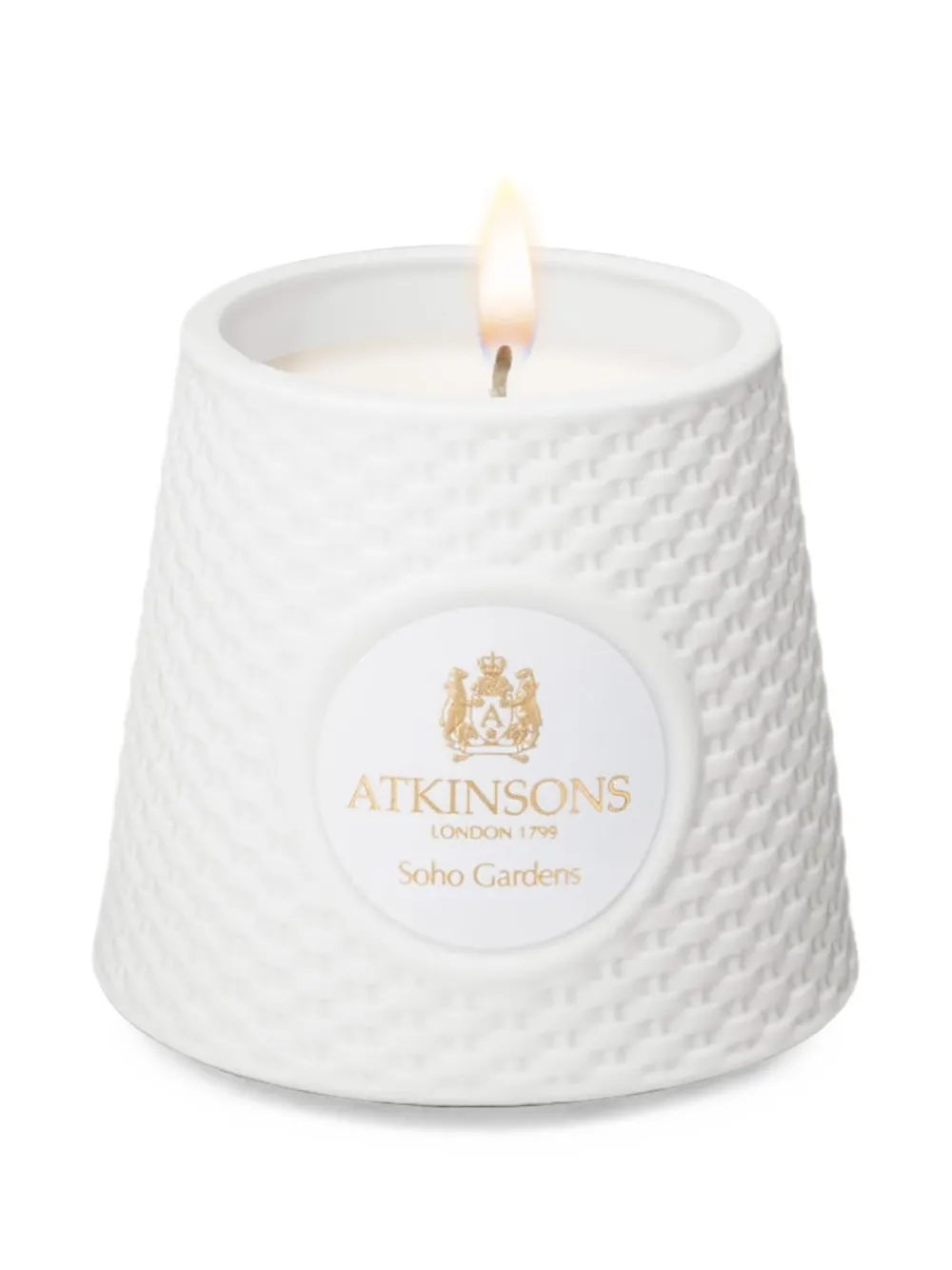 Atkinsons Soho Gardens Scented Candle In White