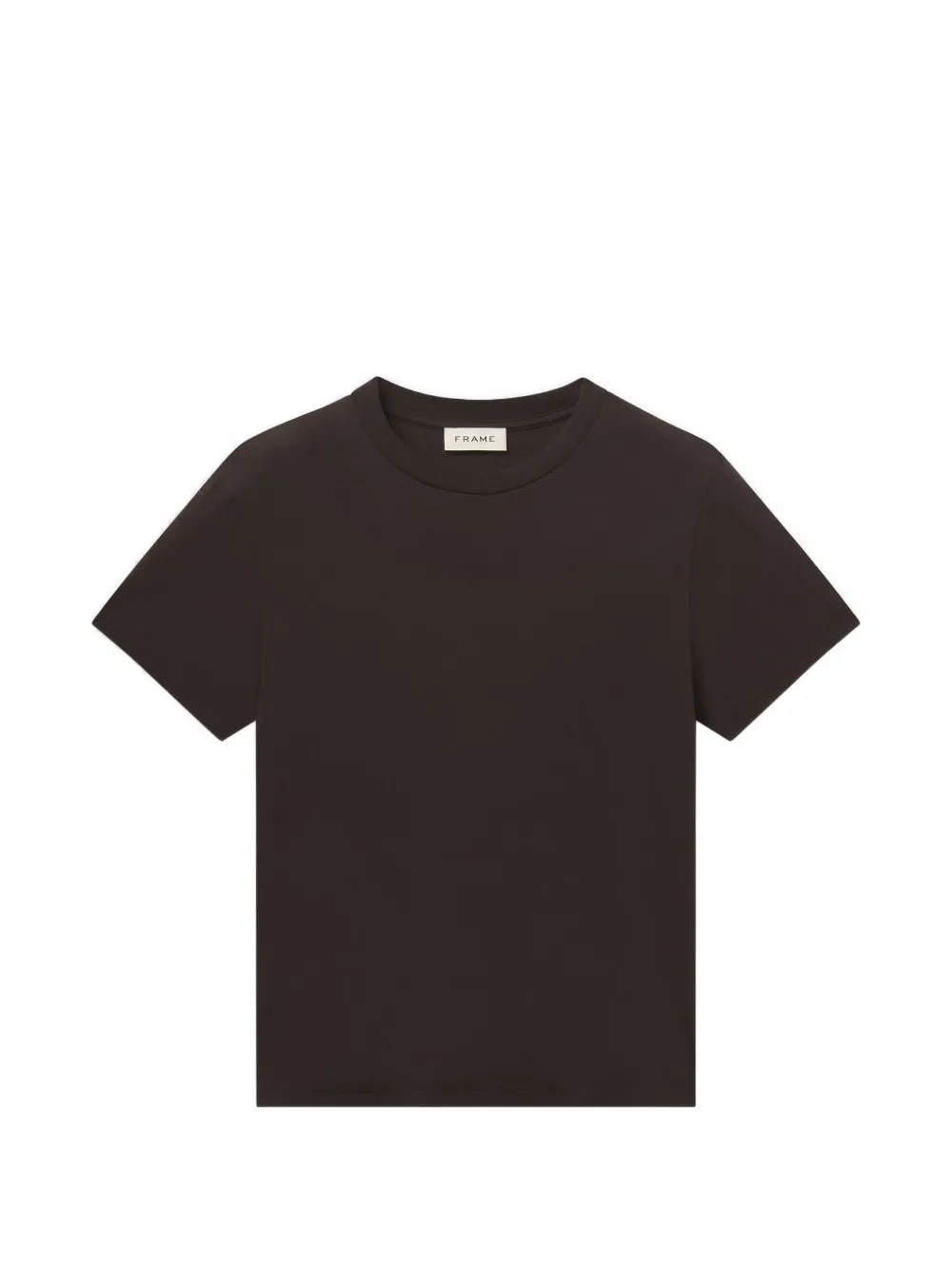 FRAME crew-neck T-shirt - Marrone