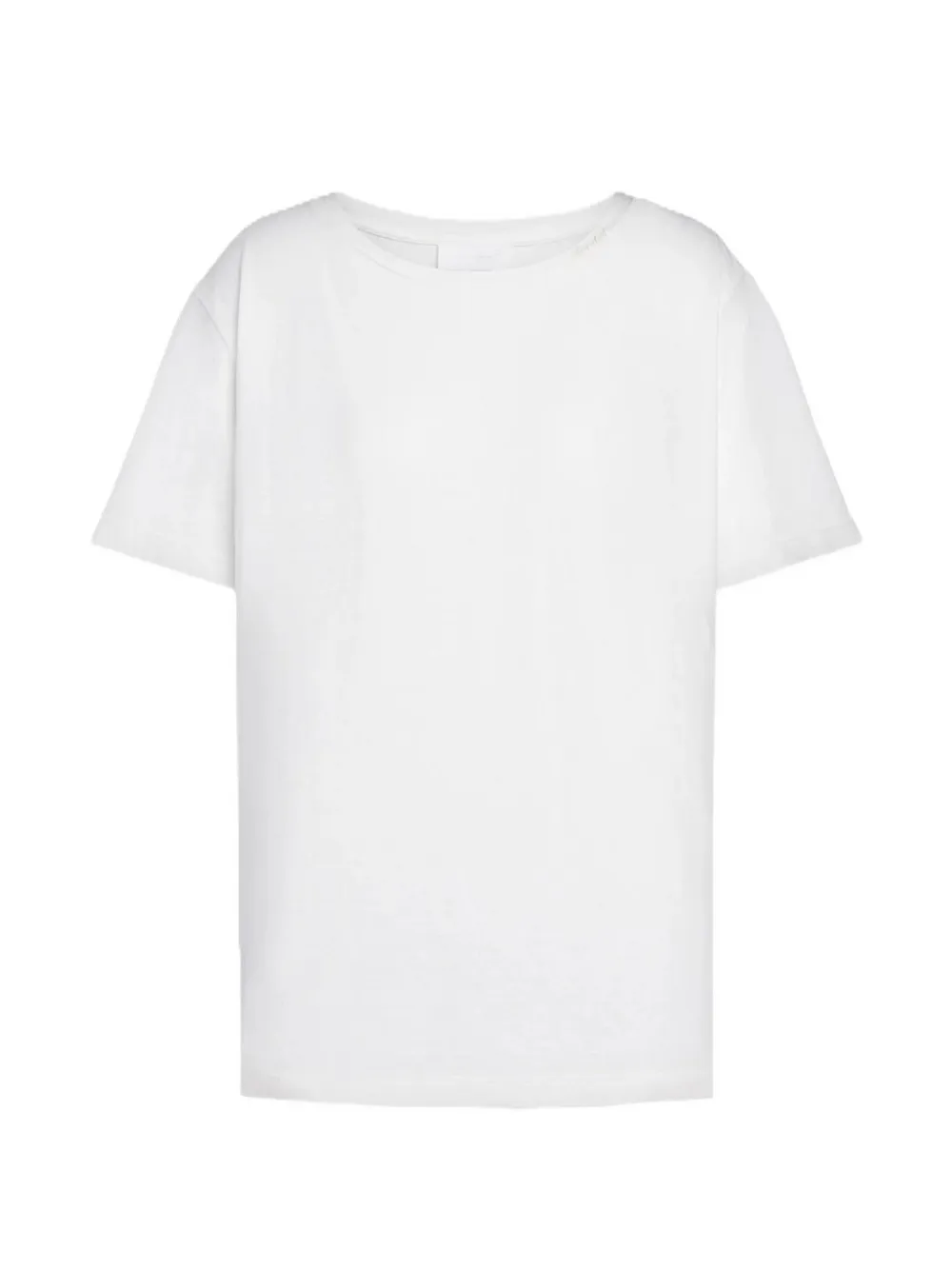 Dondup Crew-neck Jersey T-shirt In White