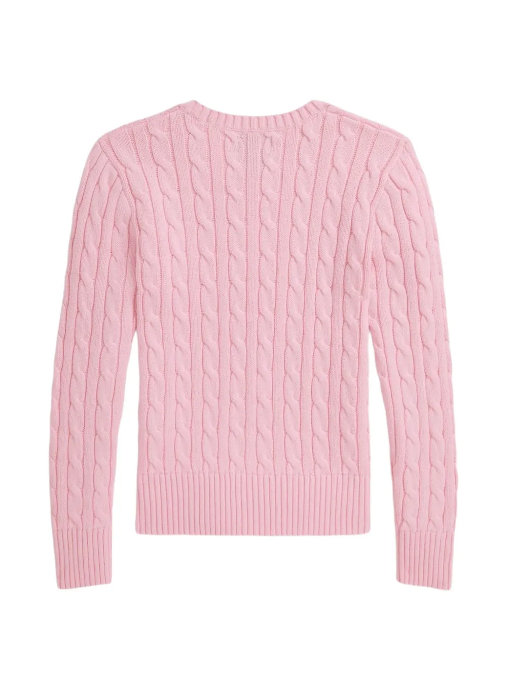 POLO RALPH LAUREN KIDS cable-knit sweater Roze