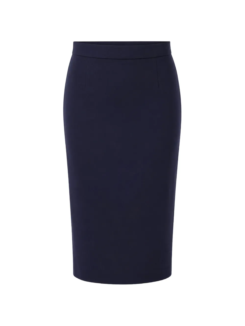 Marina Rinaldi High-waisted Pencil Midi Skirt In Blau