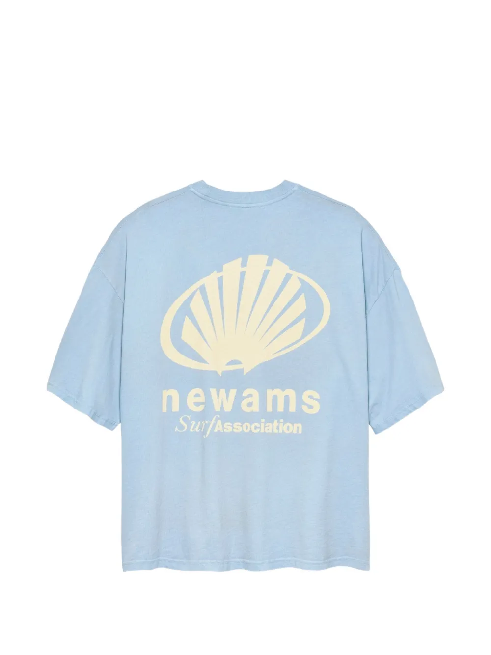 NEW AMSTERDAM T-shirt met logoprint Blauw