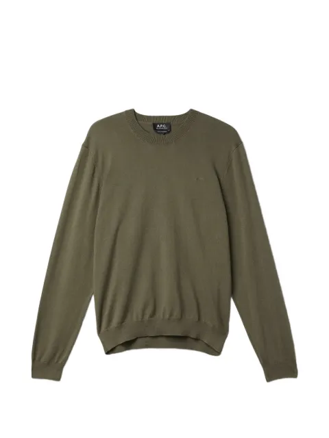 A.P.C. Matt crew-neck sweater