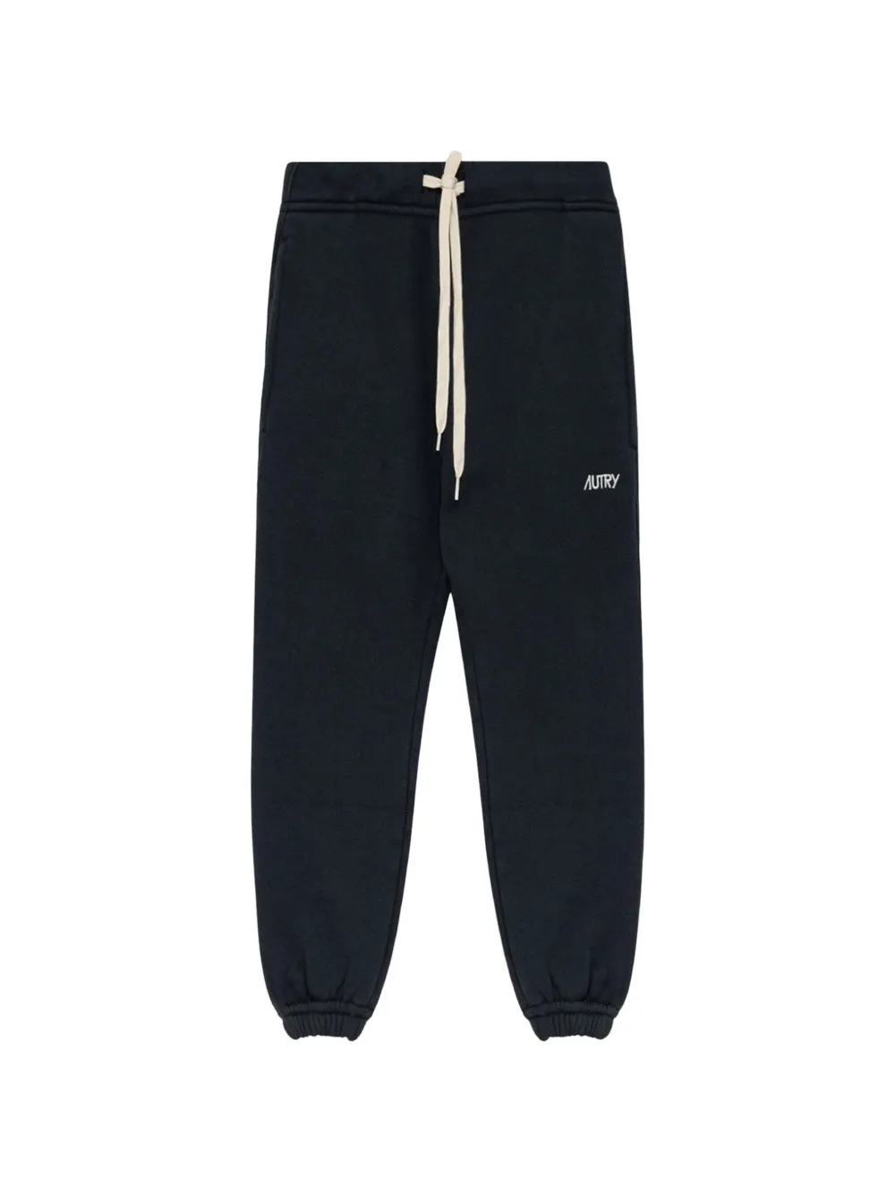 Autry logo-embroidered drawstring track pants - Blu