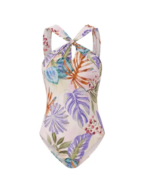 Gottex maillot de bain fleuri à dos-nu