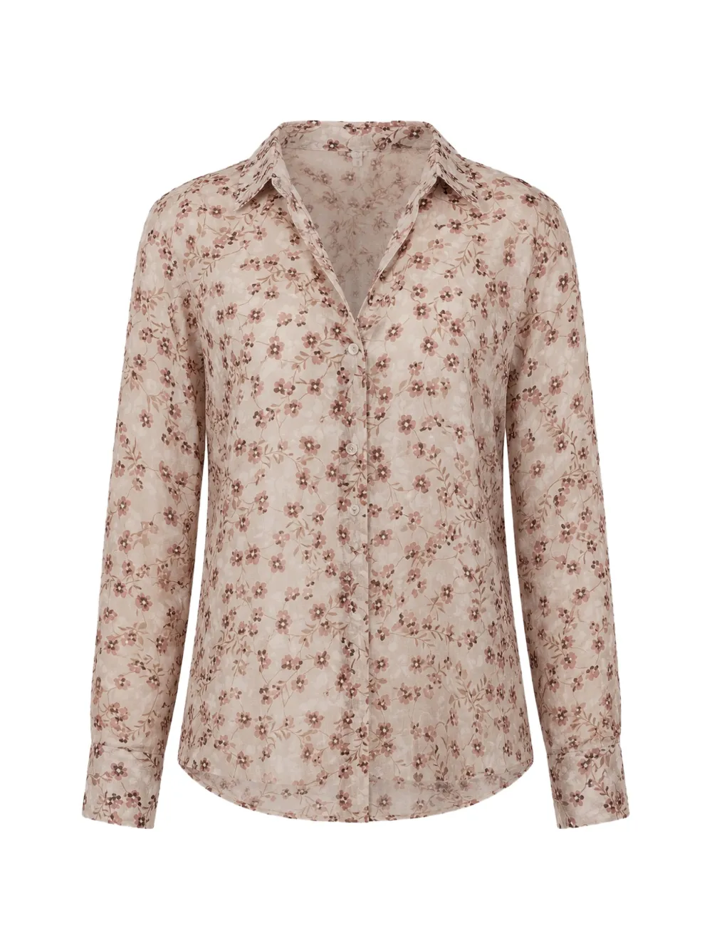 MORGHY floral-print long-sleeve shirt