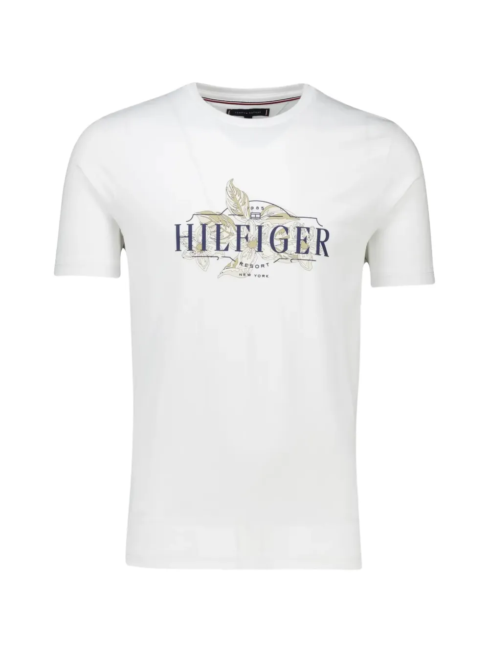 Tommy Hilfiger tropical floral-print T-shirt - Bianco