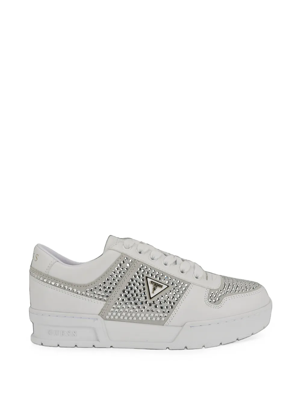 GUESS USA Cieska embellished sneakers - Bianco