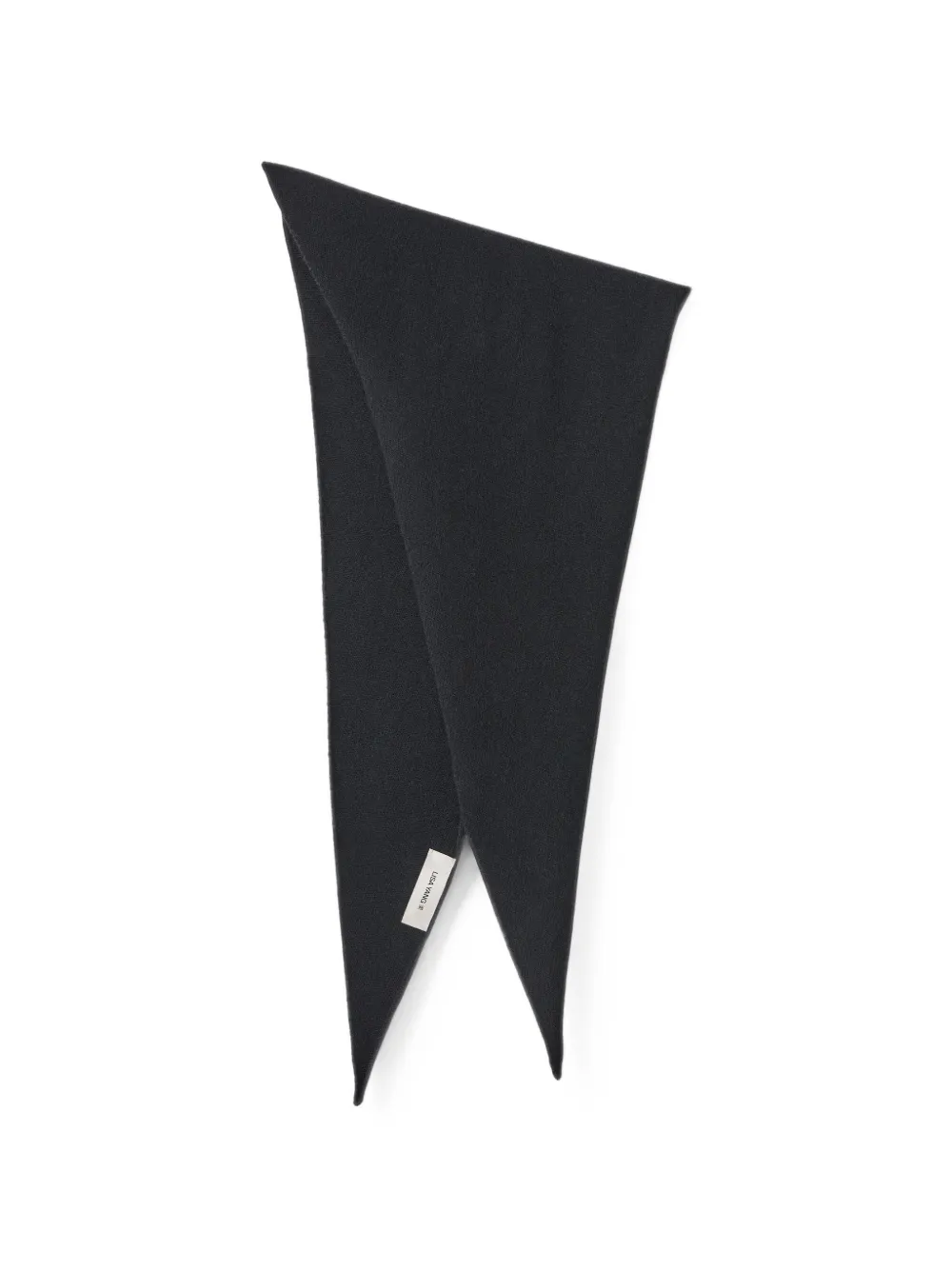 Lisa Yang Florianne triangular scarf - Nero