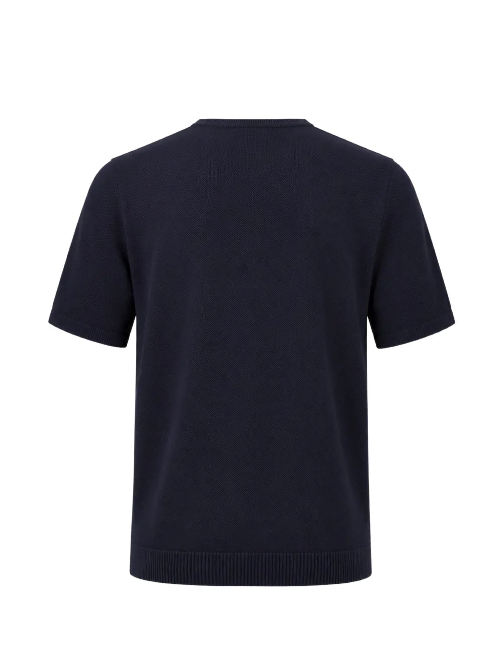 Roberto Collina Fijngebreid T-shirt Blauw