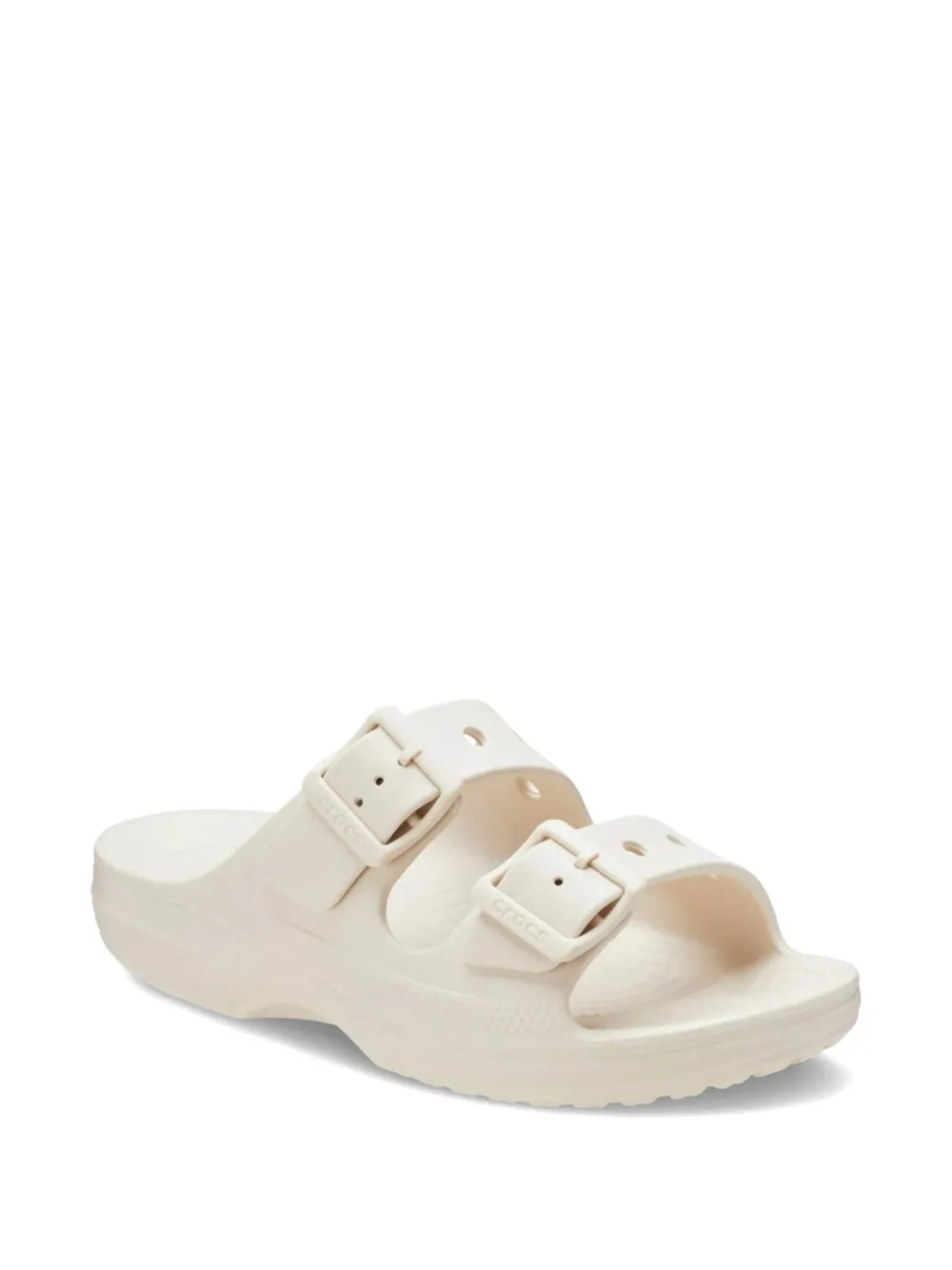 Crocs buckle-strap slippers Wit