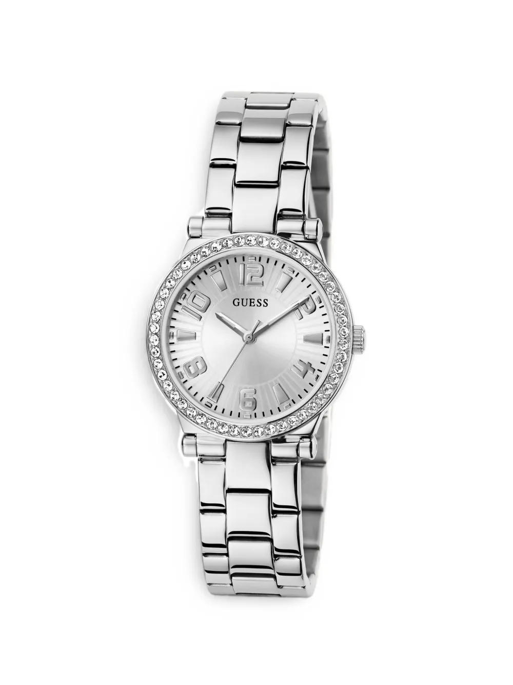 GUESS USA crystal bezel 30mm watch - Argento