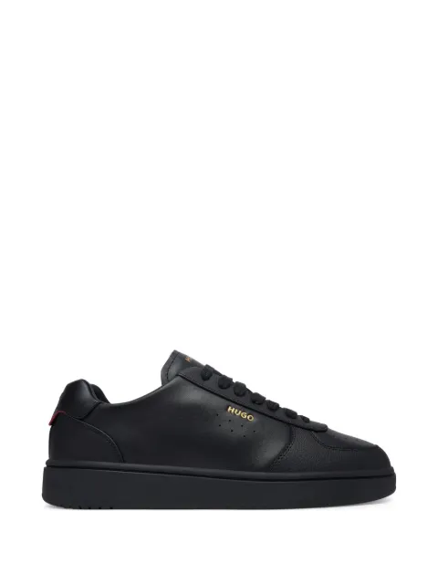 BOSS logo-print panelled sneakers