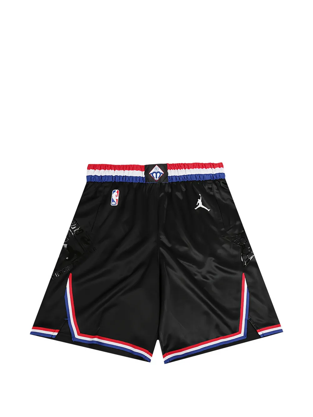 Jordan NBA ALl Star Swingman shorts met print Zwart