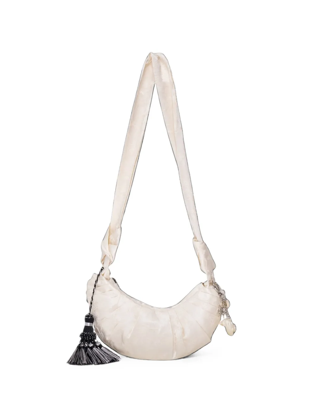 Renli Su Evelyn tassel-detail shoulder bag - Toni neutri