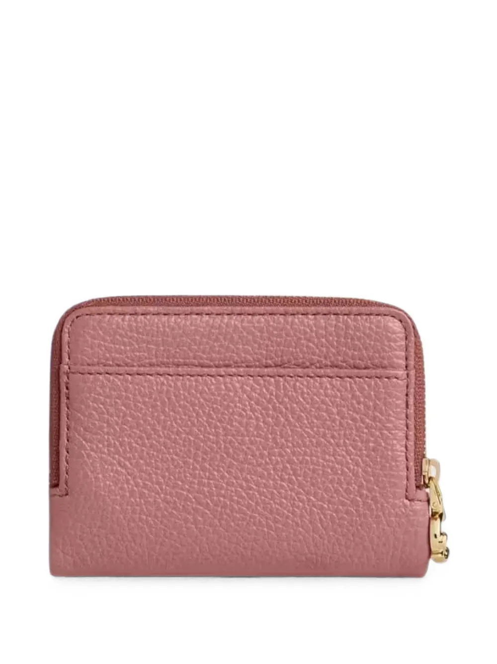 Coccinelle Medium C-Me portemonnee van leer met textuur Roze