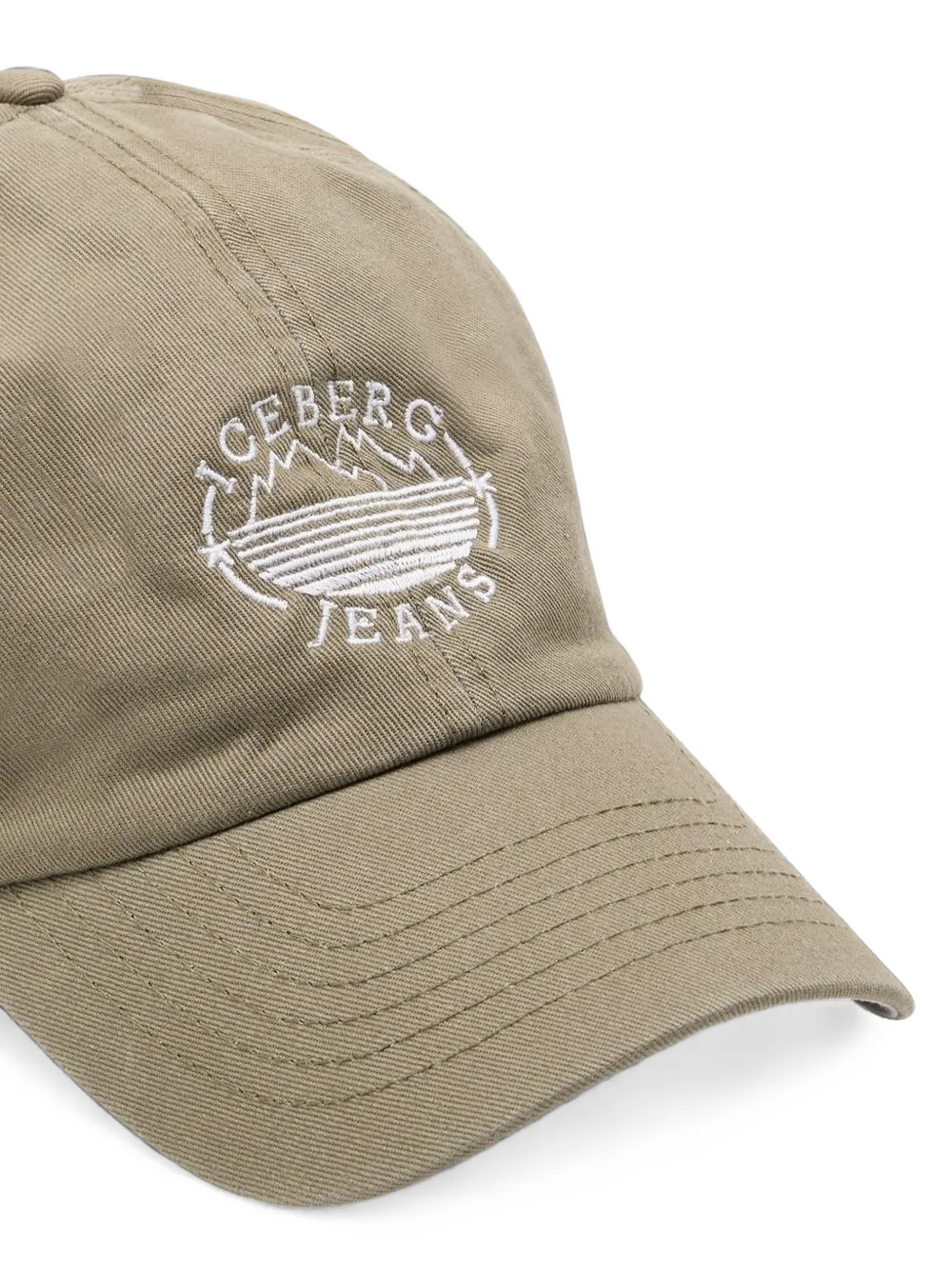 Iceberg Hoed met geborduurd logo Beige