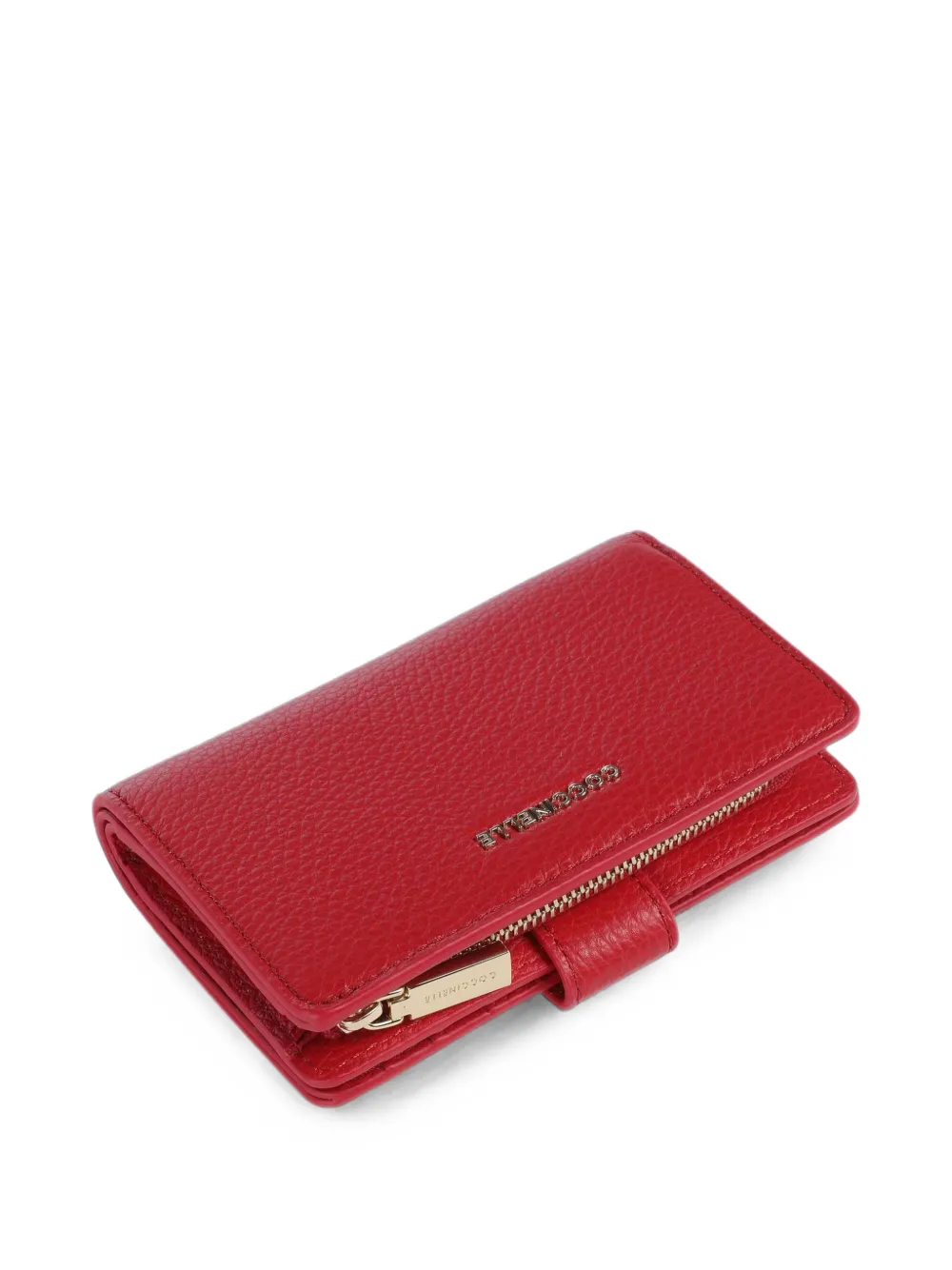 Coccinelle Portemonnee met logoplakkaat Rood