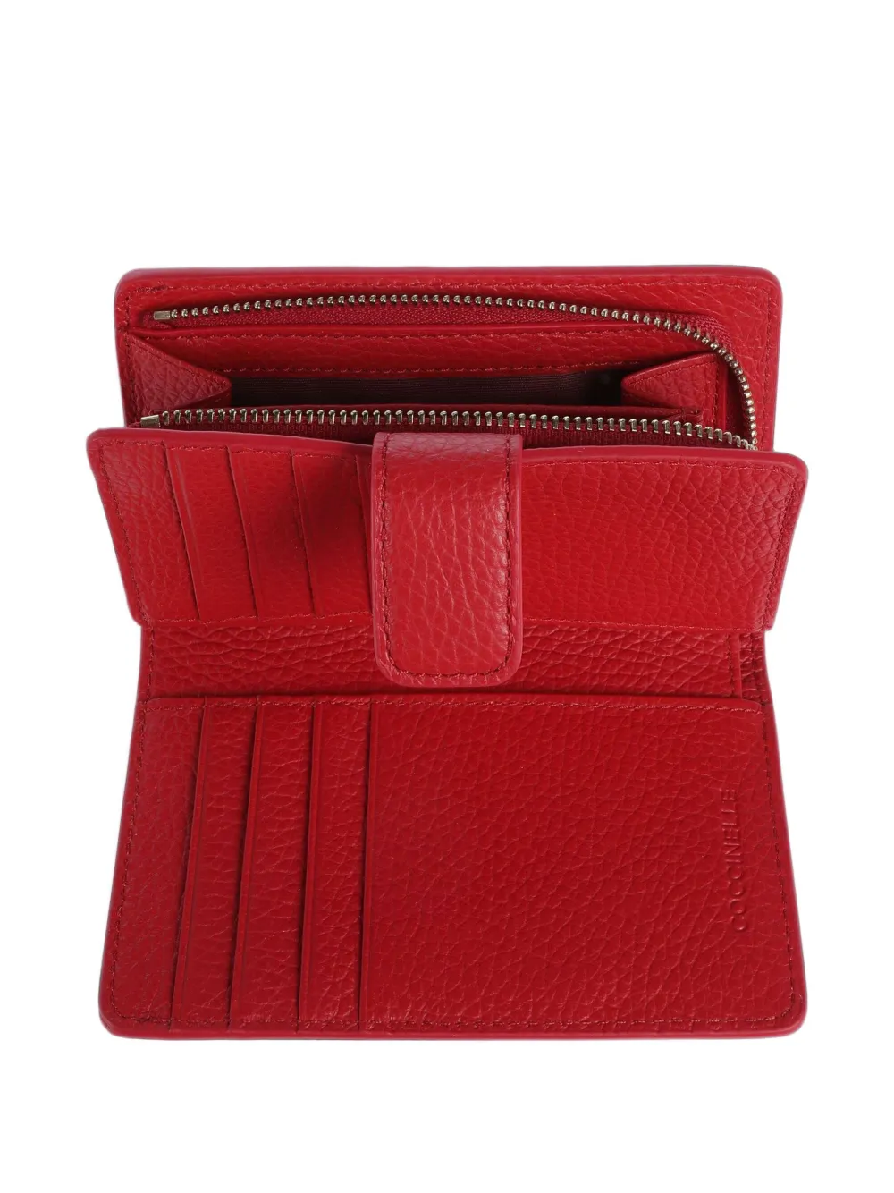 Coccinelle Portemonnee met logoplakkaat Rood