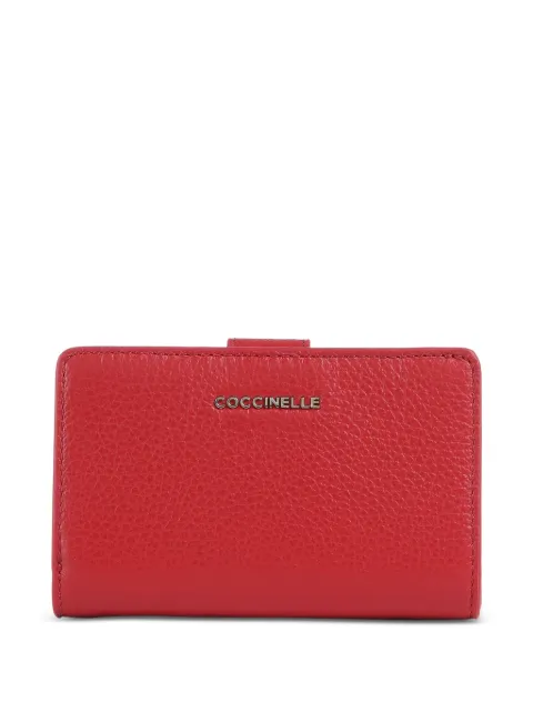 Coccinelle logo-plaque bi-fold wallet