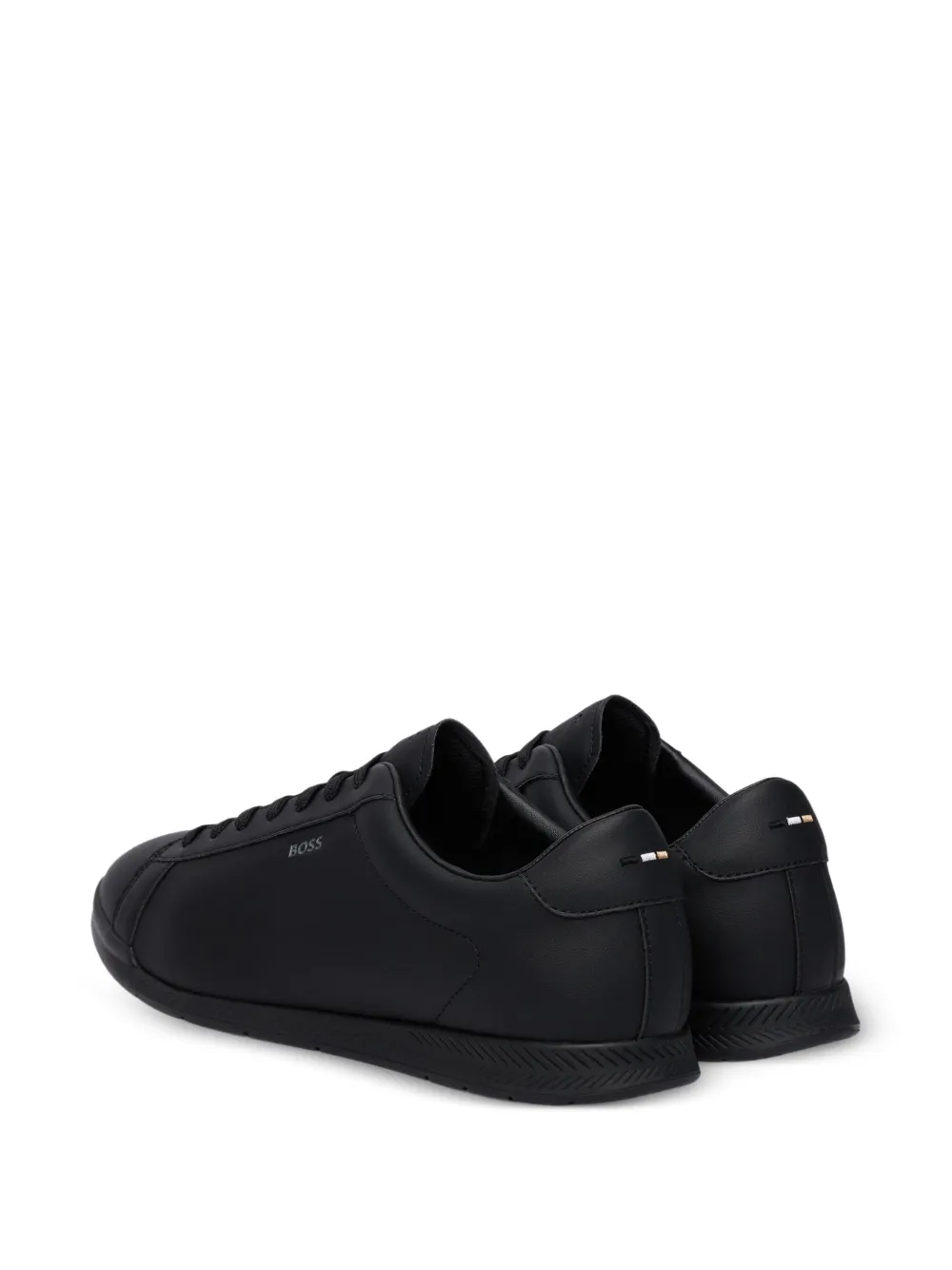 BOSS logo-print sneakers Zwart
