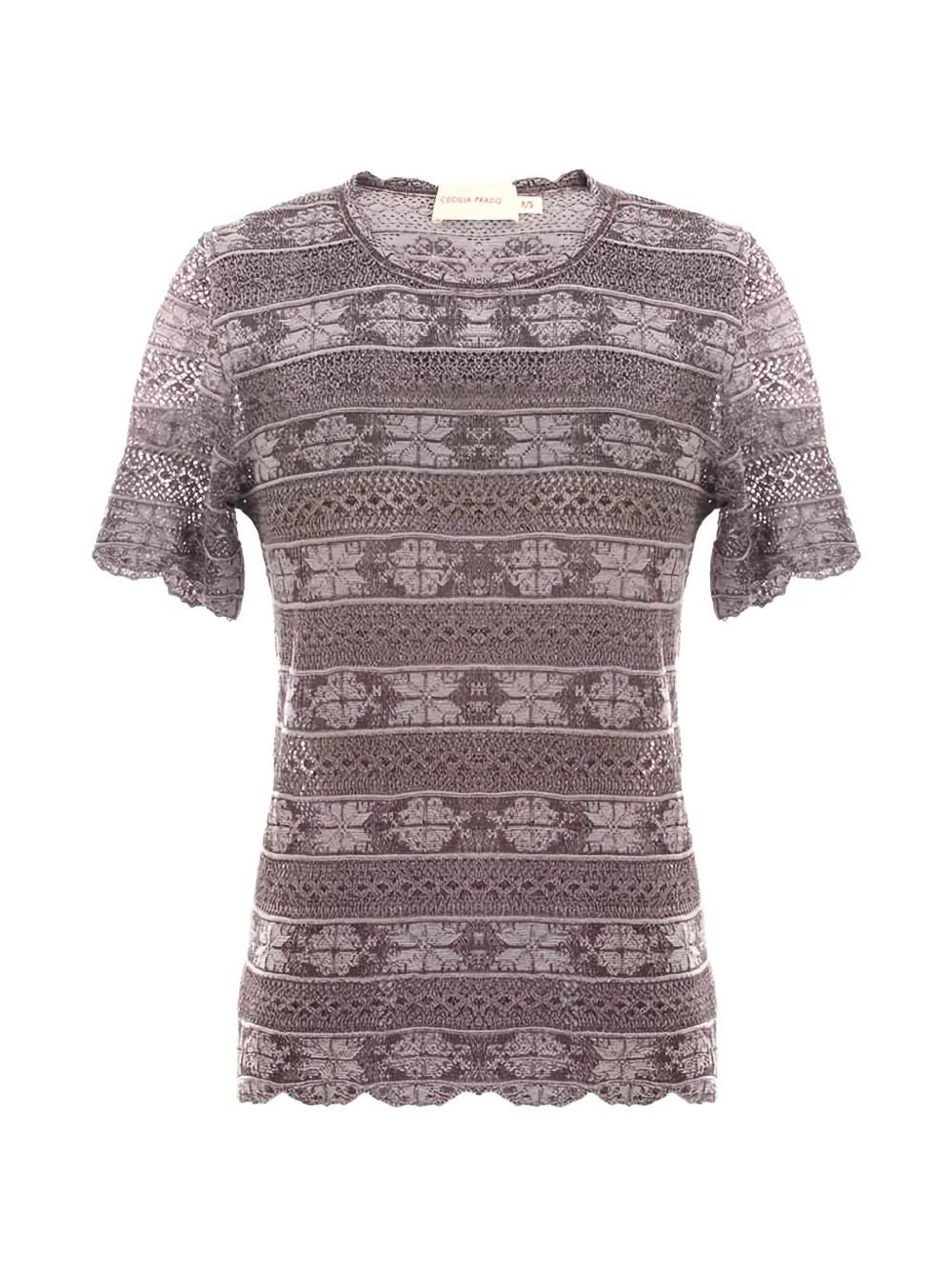 Cecilia Prado Avery Floral-pattern T-shirt In Purple