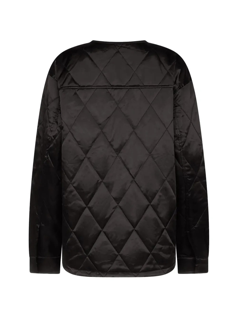 DKNY Gewatteerd jack met satijnen afwerking Zwart