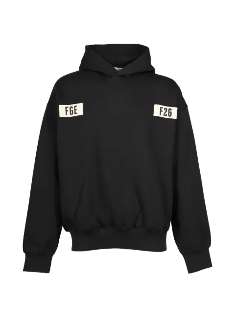 ESSENTIALS logo-patch hoodie