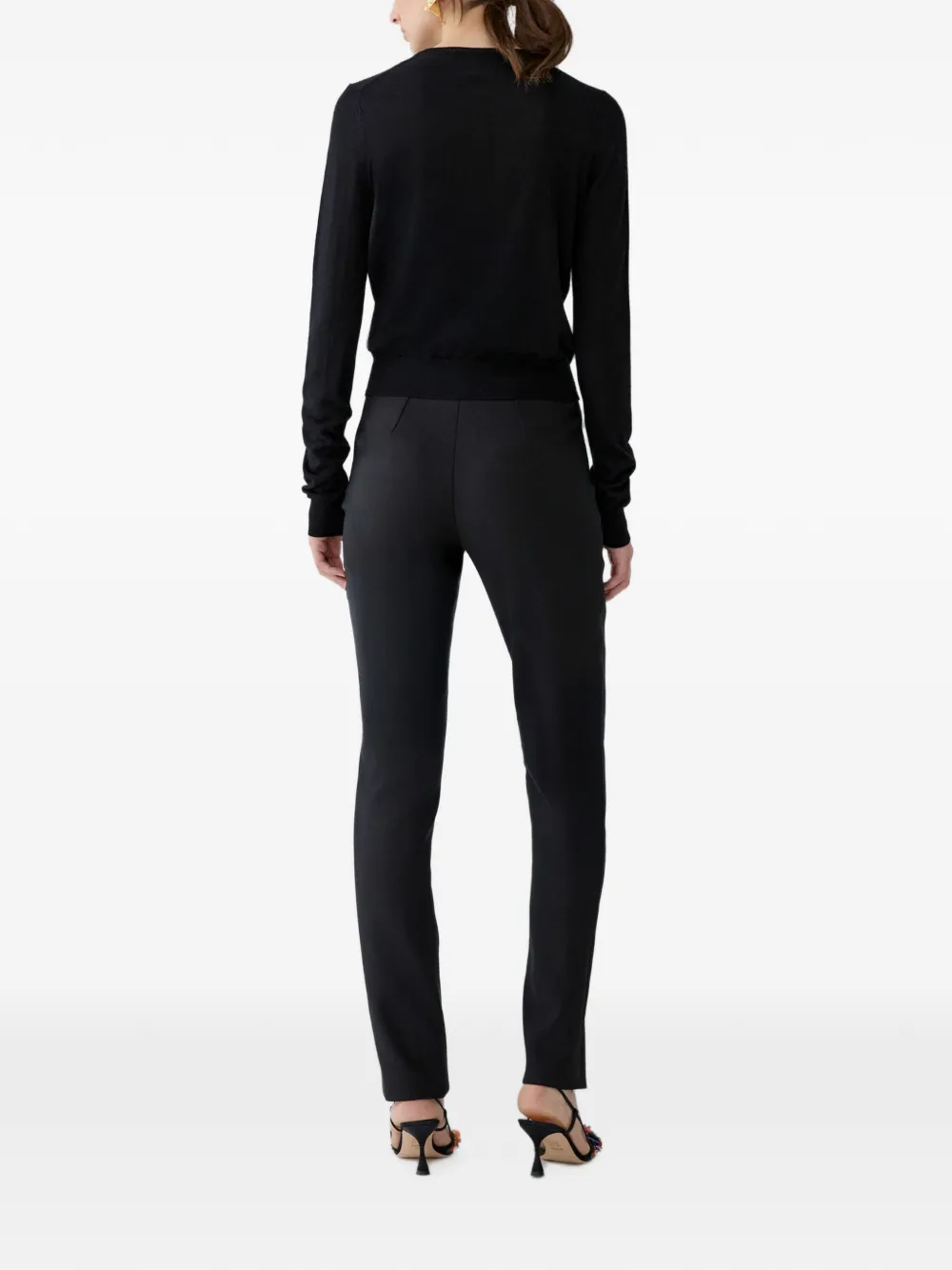 Carolina Herrera Vest met kanten vlak Zwart