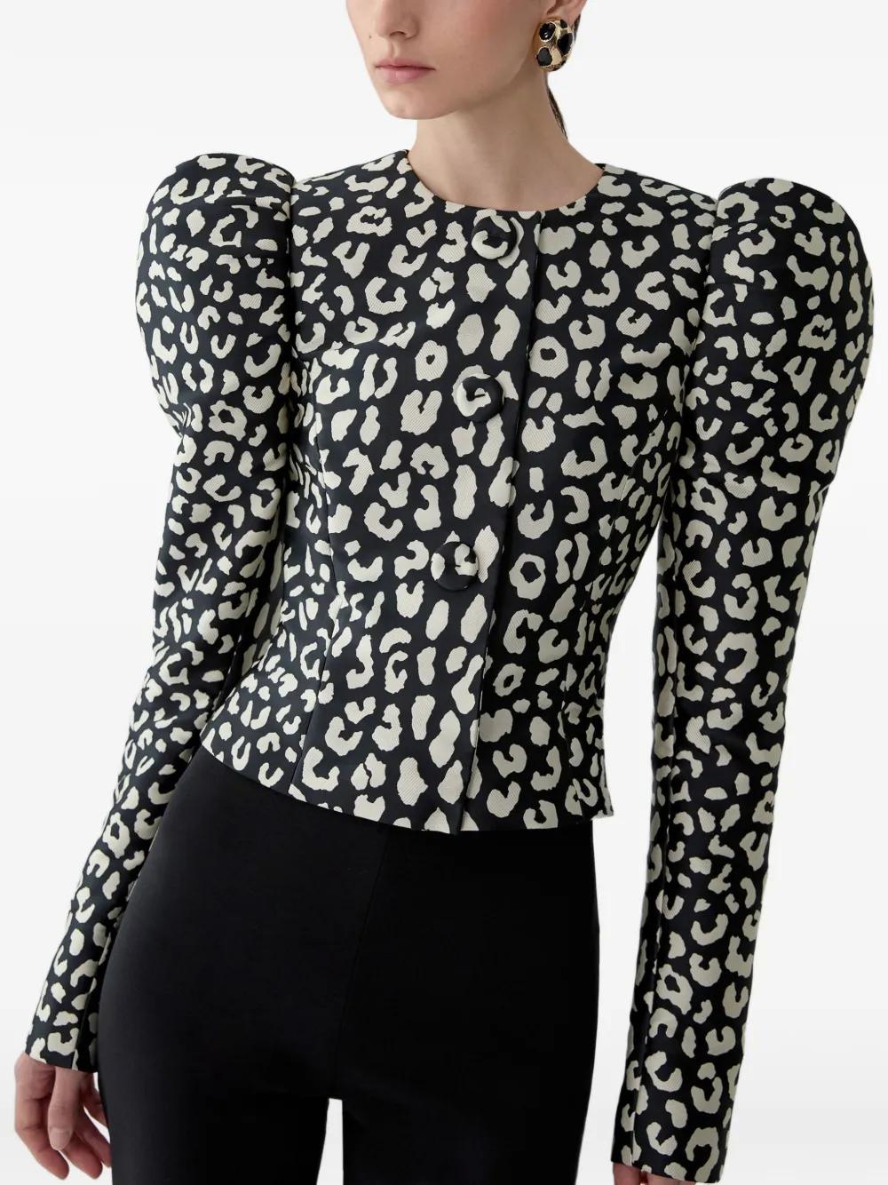 Carolina Herrera High waist broek Zwart