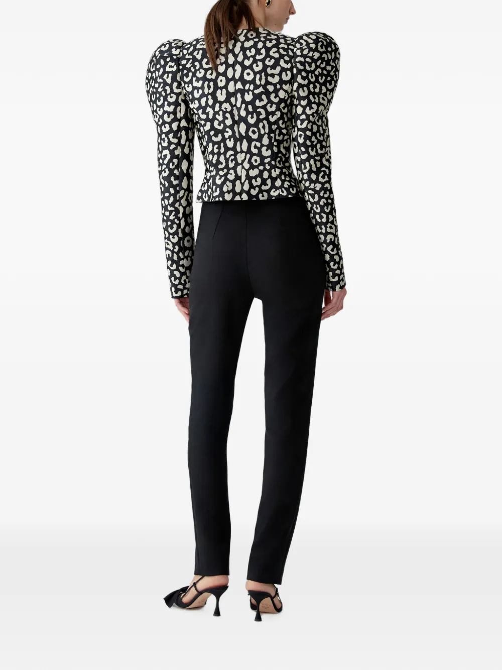 Carolina Herrera High waist broek Zwart