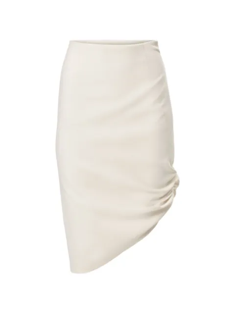 Carolina Herrera skorts asimétricos fruncidos