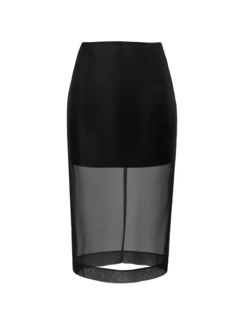 Carolina Herrera falda midi de seda
