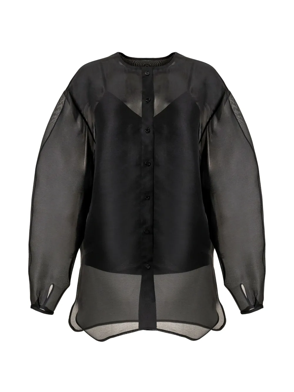 Carolina Herrera Oversized Blouse In Black