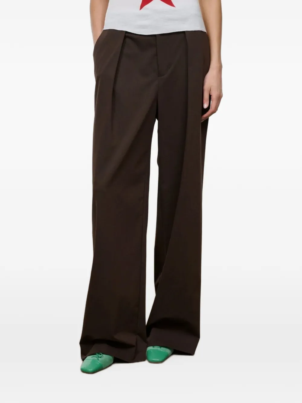 STAUD Maysen pleated trousers
