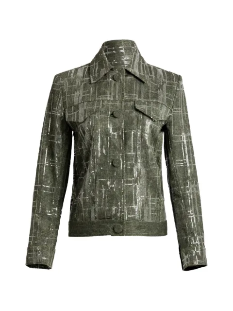 Silvia Tcherassi Lesath sequin-embellished cropped jacket