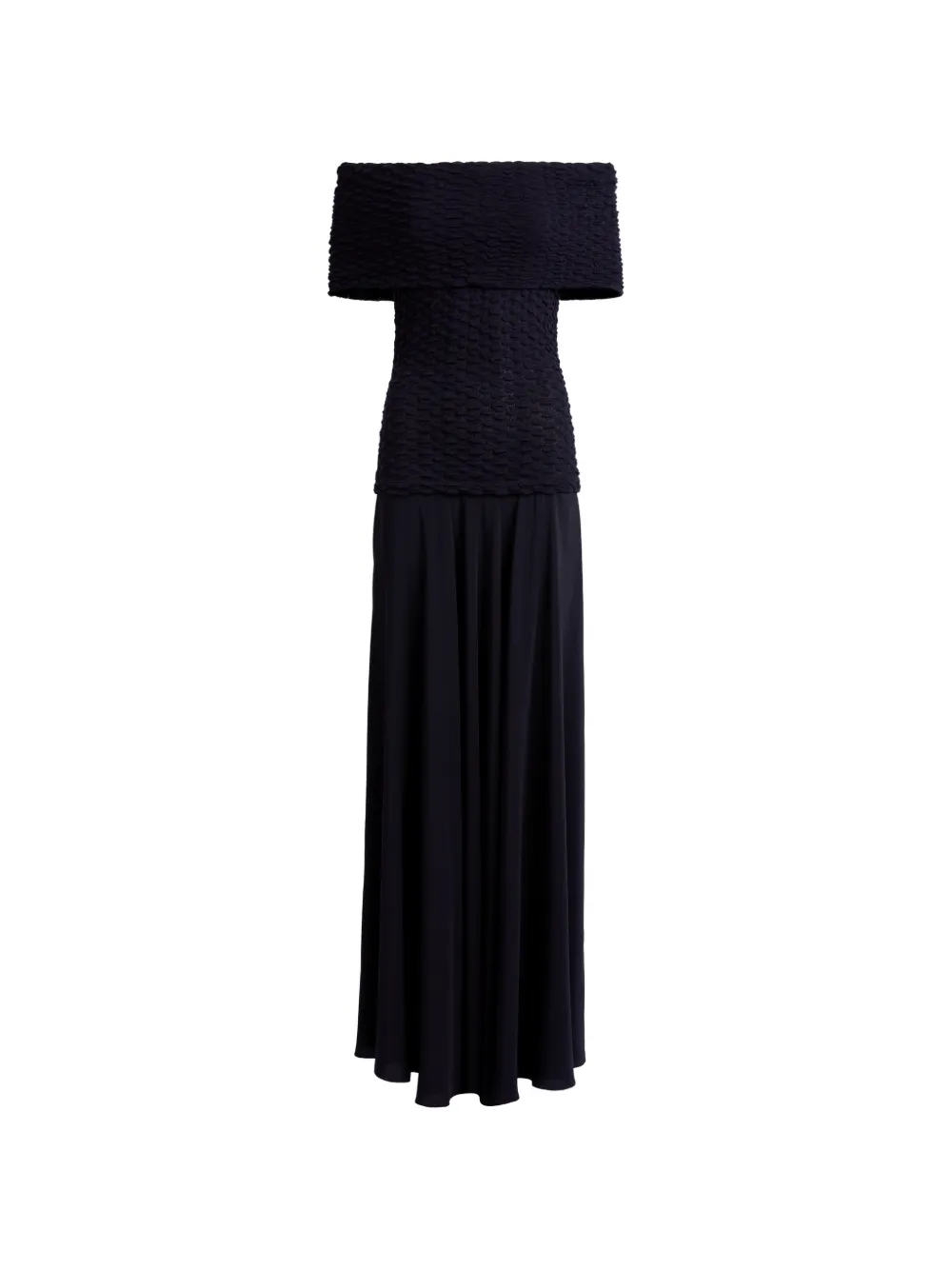 Silvia Tcherassi Taylor Off-the-shoulder Maxi Dress In 블루