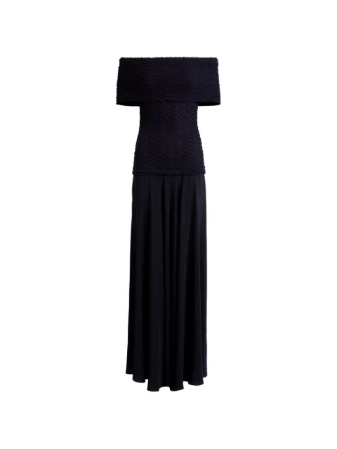 Silvia Tcherassi Taylor off-the-shoulder maxi dress