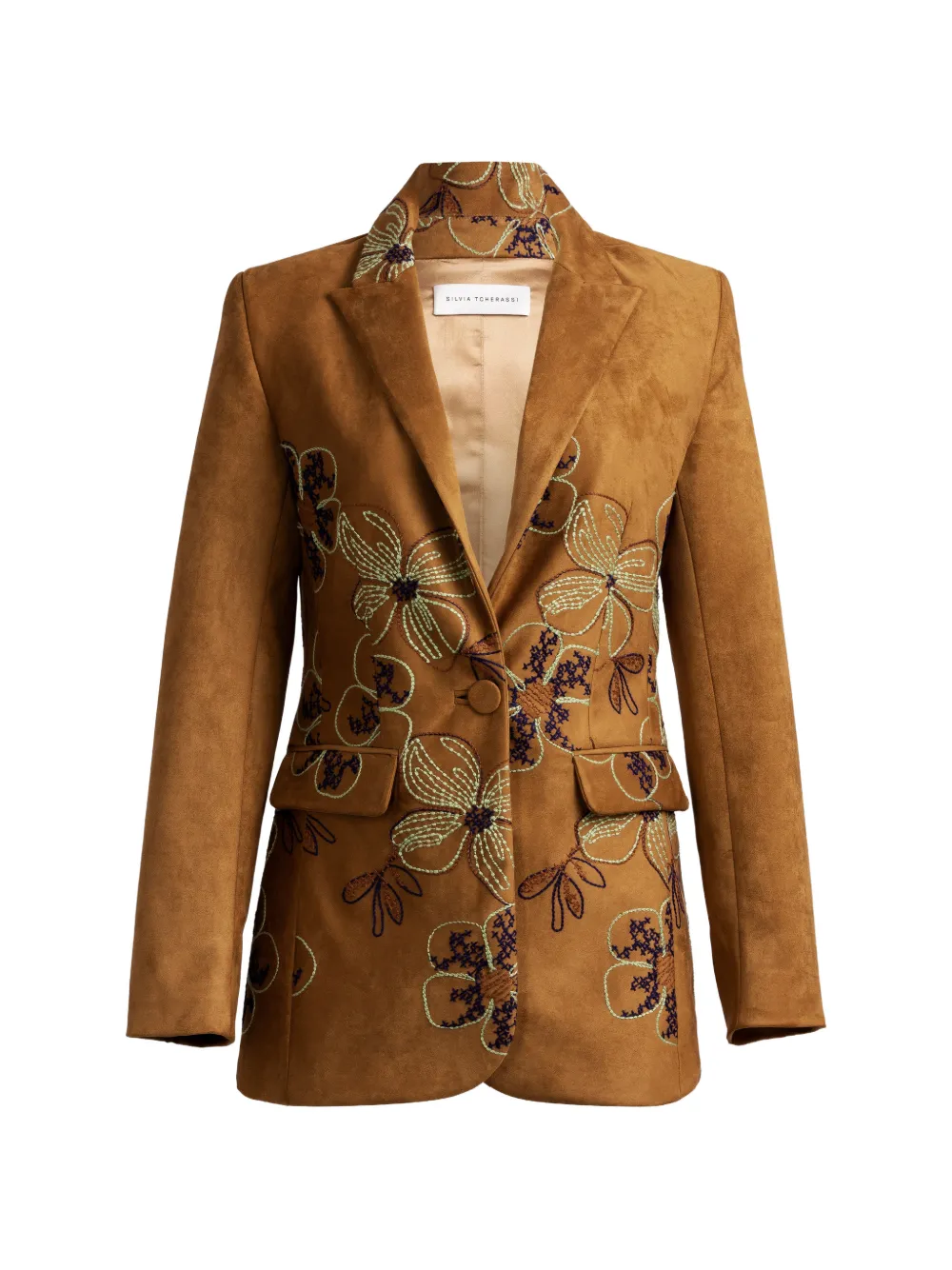 Silvia Tcherassi Rebeca floral-embroidered jacket