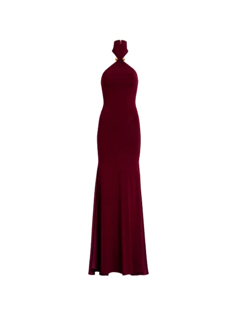 Silvia Tcherassi Feist halterneck maxi dress