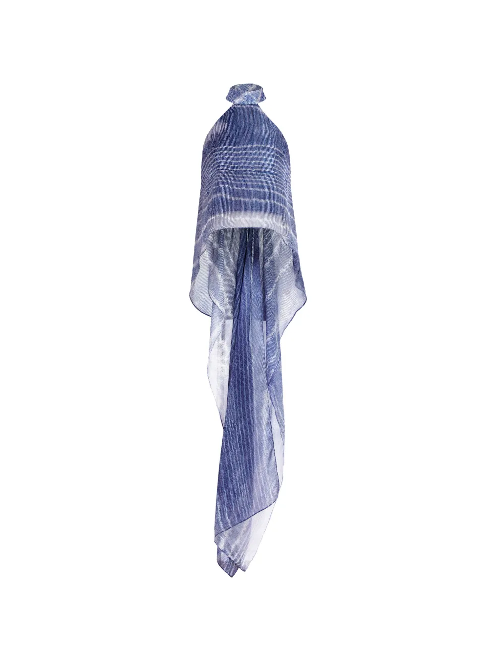Silvia Tcherassi Flo moiré-effect halterneck top