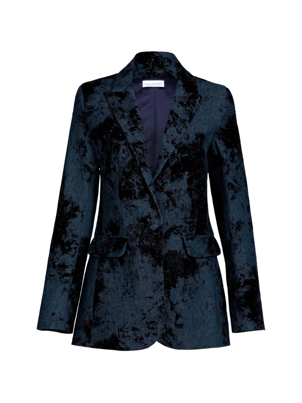 Silvia Tcherassi Rebeca velvet-effect jacket