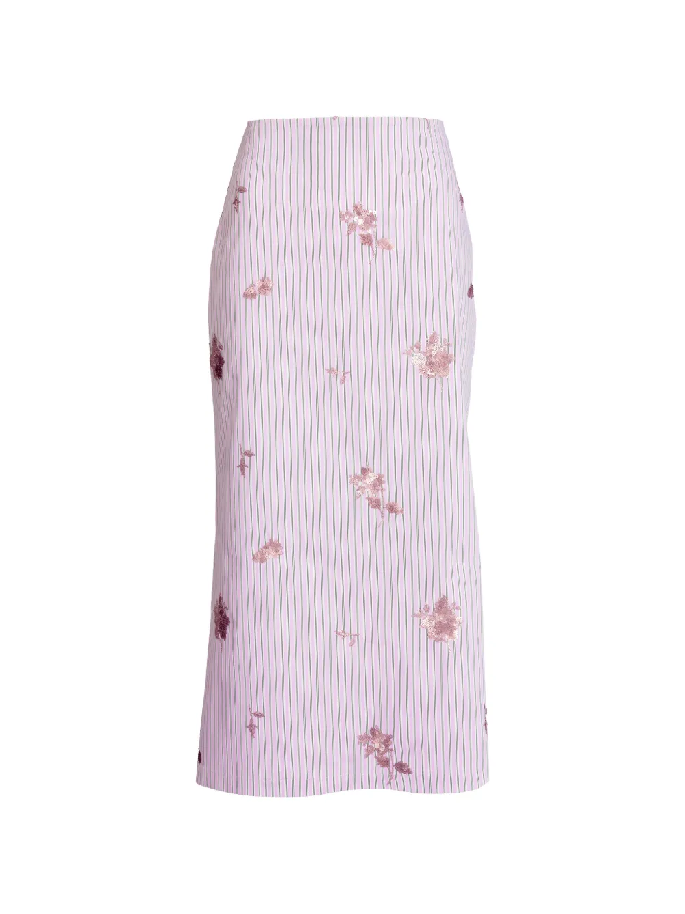 Silvia Tcherassi Atira striped midi skirt - Rosa