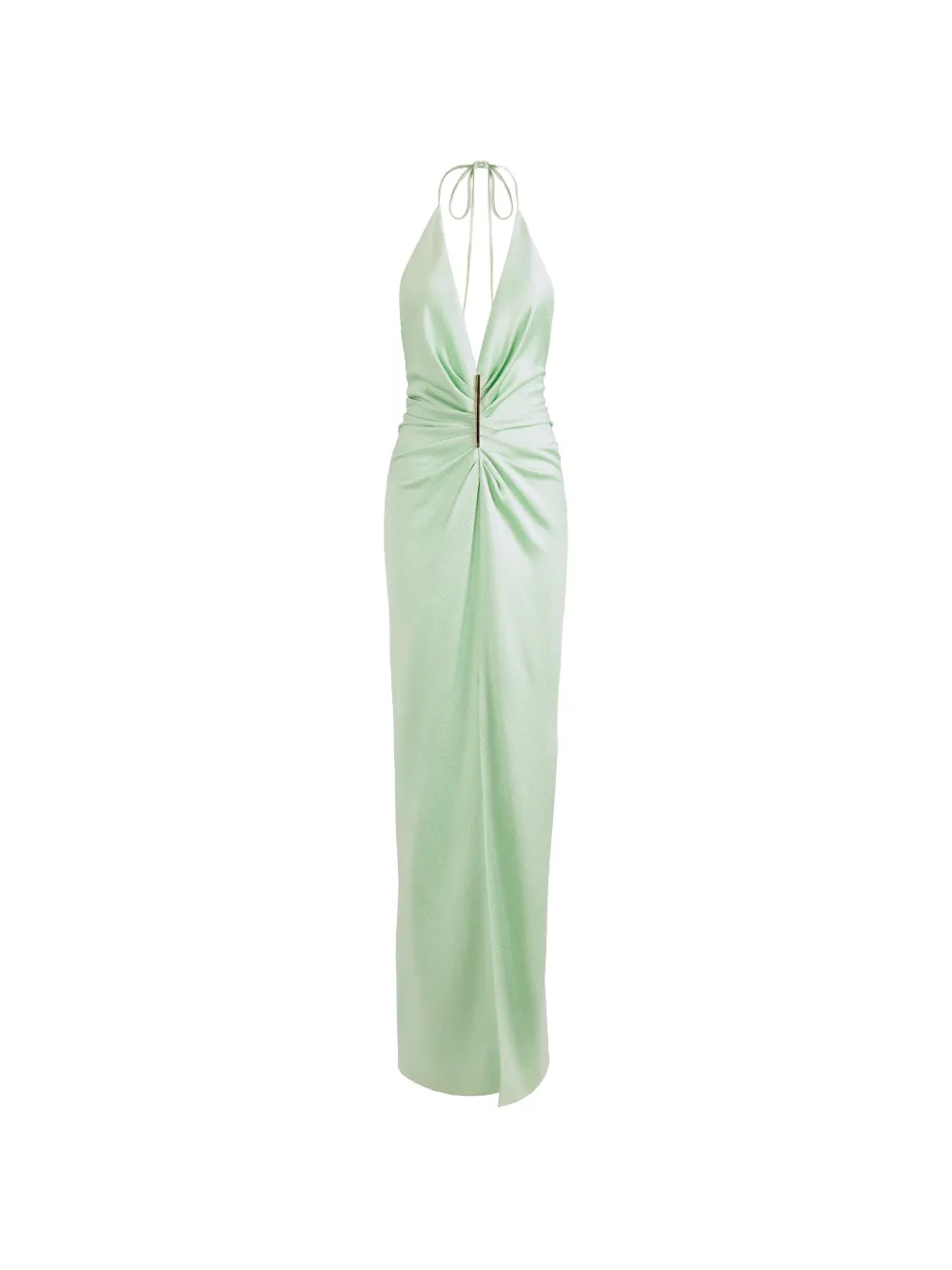 Silvia Tcherassi Jenifer halterneck gathered maxi dress