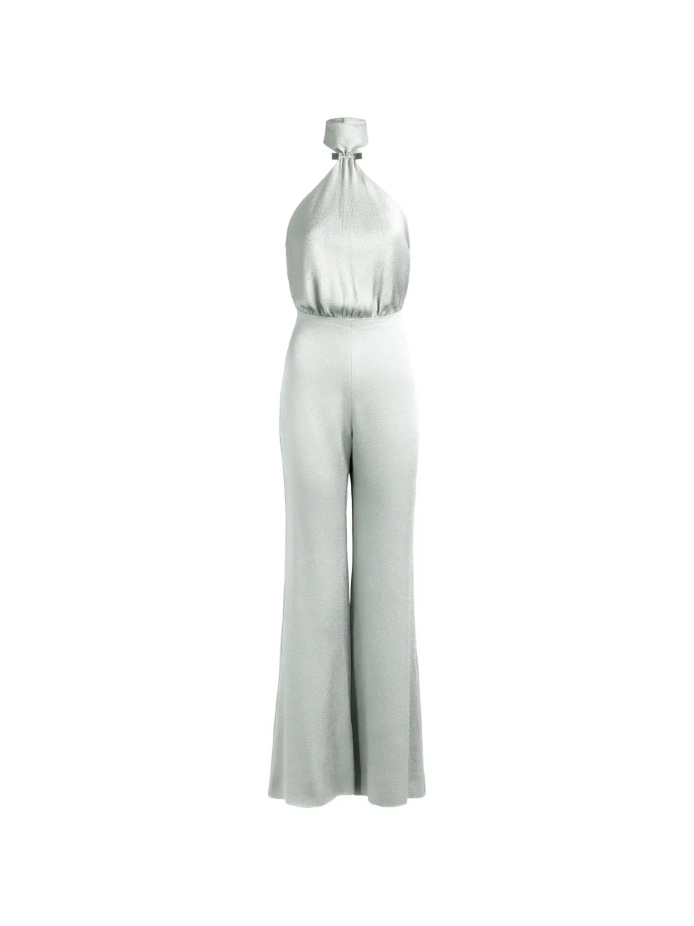 Silvia Tcherassi Imperio Halterneck Jumpsuit In Grey